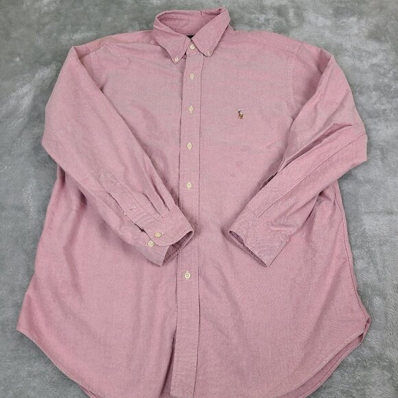 Ralph Lauren Mens Long Sleeve Shirt 17 32/33‎ Color  Classic Fit Button Up - Picture 1 of 10